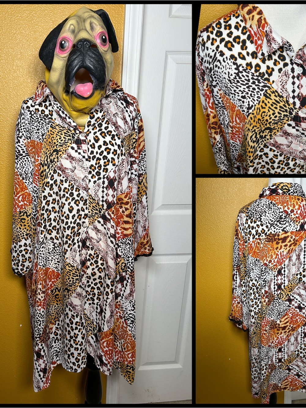 Fierce, INDIGO ROSE, animal print tunic!!